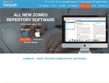 Tablet Screenshot of hompath.com
